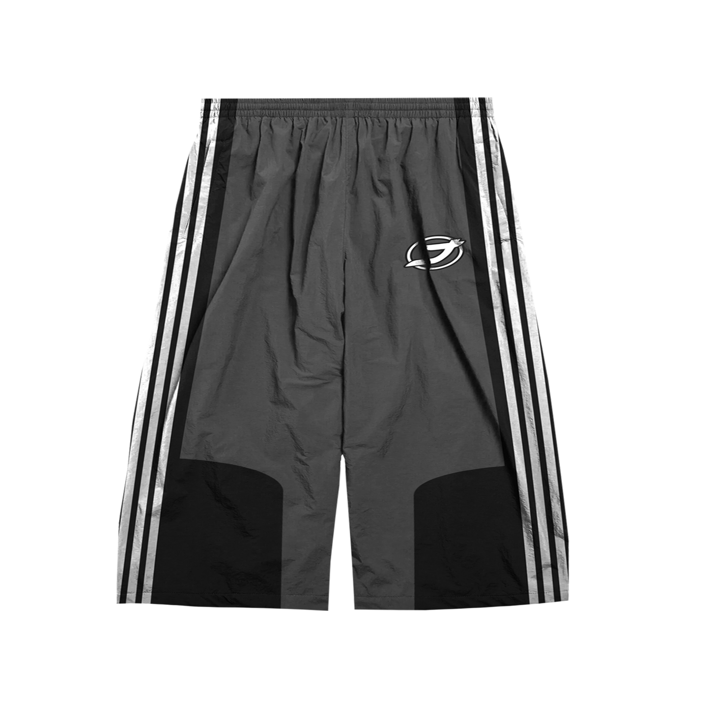 Striped Track Shorts